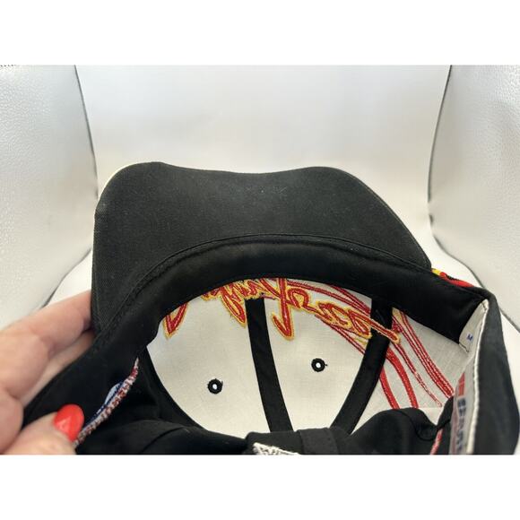 NHRA John Force Castrol Racing Black Cap Flames Adjustable - Picture 6 of 6